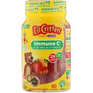 Витамин С иммунная поддержка, Immune C, L'il Critters, 60 жвачек.