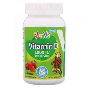 Витамин D3 для детей, Vitamin D, Yum-V's, 60 желе (Default)