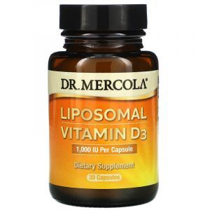 Dr. Mercola, Premium Supplements, Liposomal Vitamin D, 1,000 IU, 30 Capsules