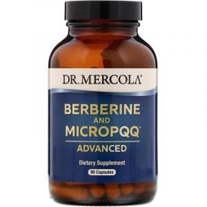 Берберин и микроPQQ, Berberine and MicroPQQ, Dr. Mercola, 90 капсул