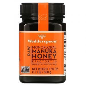 Манука мед, Manuka Honey, Wedderspoon Organic, Inc., 500 г
