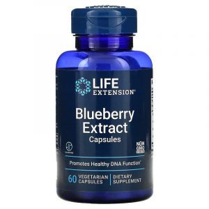 Экстракт черники, Blueberry Extract, Life Extension, 60 вегетарианских капсул