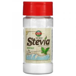 Экстракт стевии, Stevia, KAL, натуральный, 40 г
