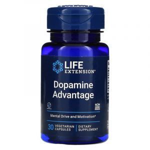 Поддержка уровня дофамина, Dopamine Advantage, Life Extension, 30 вегетарианских капсул
