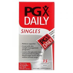 PGX (полигликомплекс), PGX Daily, Natural Factors, 15 стиков по 2.5 г
