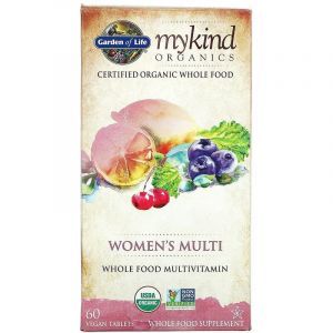 Мультивитамины для женщин, Women's Multi, MyKind Organics, Garden of Life, 60 веганских таблеток