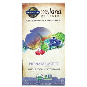 Мультивитамины для беременных, MyKind Organics, Prenatal Multi, Garden of Life, 90 веганских таблеток

