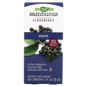 Чорна бузина, Sambucus Elderberry, Nature's Way, 30 мл