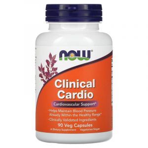 Поддержка сердечно-сосудистой системы, Clinical Cardio, Now Foods, 90 вегетарианских капсул
