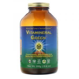 Суперфуд, органічний, Vitamineral Green, Version 5.5, HealthForce Superfoods, 300 г