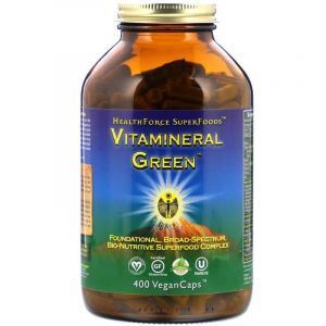 Суперфуд, органический, Vitamineral Green, HealthForce Superfoods, 400 капсул (Default)