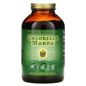 Хлорелла, Chlorella Manna, HealthForce Superfoods, 350 грамм