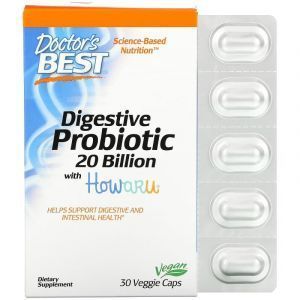 Пробиотики, Doctor's Best, 30 капсул