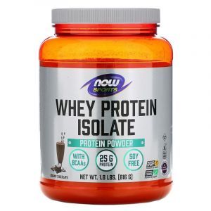 Сывороточный протеин изолят, Whey Protein Isolate, Now Foods, Sports, 816 г