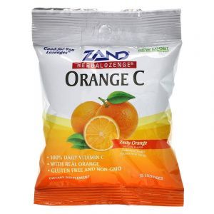 Леденцы со вкусом апельсина, Herbalozenge, Zand, 15 леденцов