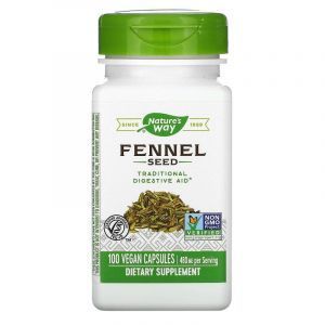 Фенхель, Fennel, Nature's Way, семена, 480 мг, 100 кап.