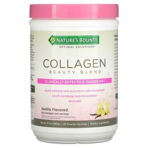 Коллаген для красоты, Collagen Beauty Blend, Nature's Bounty, вкус ванили, 340 г
