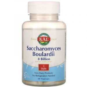 Сахаромицеты буларди, Saccharomyces Boulardii, KAL, 80 млрд, 60 вегетарианских капсул
