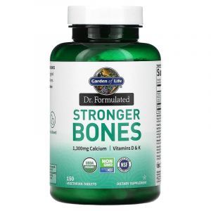 Крепкие кости, Stronger Bones, Dr. Formulated, Garden of Life, 150 вегетарианских таблеток
