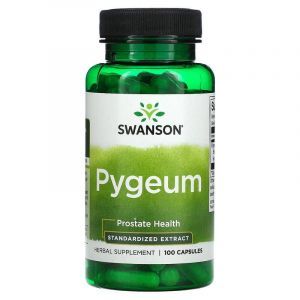 Пиджеум, Pygeum, Swanson, 100 капсул
