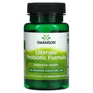 Пробиотики, Ultimate Probiotic Formula, Swanson, 30 вегетарианских капсул
