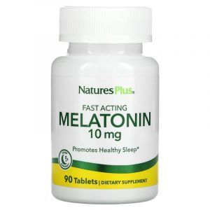 Мелатонин, Melatonin, Nature's Plus, 10 мг, 90 таблеток

