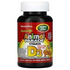 Витамин Д-3, (Vitamin D 3, Animal-Parade), Nature's Plus