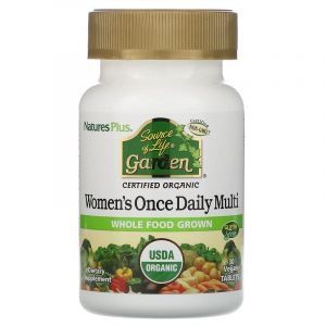 Ежедневные мультивитамины для женщин, Women's Once Daily Multi, Nature's Plus, 30 таб.