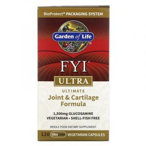 Для суставов и хрящей, FYI Ultra, Joint & Cartilage, Garden of Life, 120 капсул