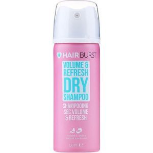 Сухой шампунь для объема и ухода за волосами, Volume & Refresh Dry Shampoo, Hairburst, 50 мл
