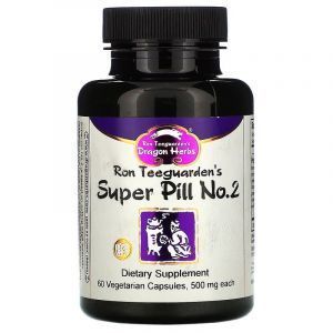 Антивозрастная формула №2, Super Pill No. 2, Dragon Herbs, 500 мг, 60 вегетарианских капсул