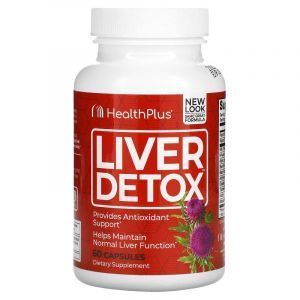 Очистка печени, Liver Detox, Health Plus, 60 капсул