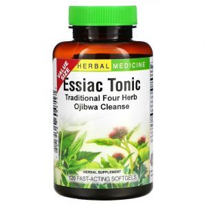 Травяная формула при стрессе, Essiac Tonic, Herbs Etc.,120 капсул 