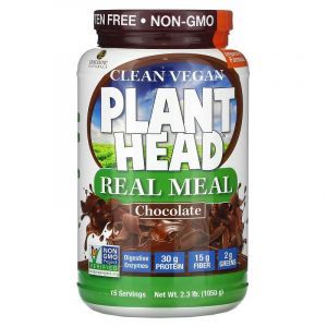 Зеленая пища, вкус шоколада, Plant Head, Genceutic Naturals, 1050 г