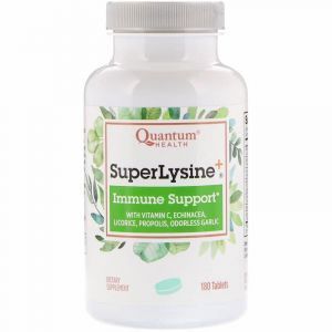 Супер лизин+ для иммунной системы (Super Lysine), Quantum Health, 180 таблеток