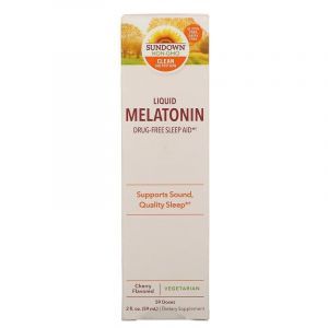 Мелатонин, Melatonin, Sundown Naturals, вкус ягод, 59 мл (Default)