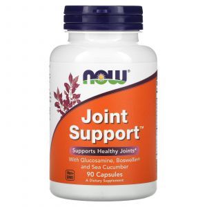 Глюкозамин, совместная поддержка, Joint Support, Now Foods, 90 капсул
