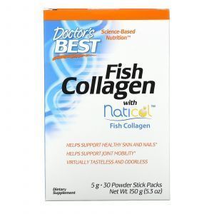 Коллаген рыбий, Fish Collagen, Doctor's Best, 30 стиков