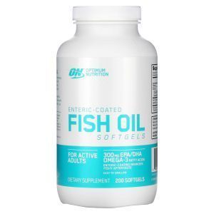 Рыбий жир EPA и DHA, Fish Oil, Optimum Nutrition, 200 капсул с энтеросолюбильным покрытием