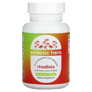Родиола розовая (Rhodiola), Eclectic Institute, 500 мг, 90 капсул