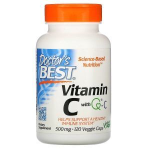 Витамин С,  Vitamin C, Doctor's Best, 500 мг, 120 капсул