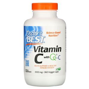 Витамин С, Vitamin C, Doctor's Best, 1000 мг, 360 капсу