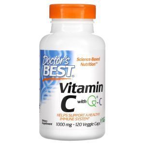 Витамин С, Vitamin C, Doctor's Best, 1000 мг, 120 капсул