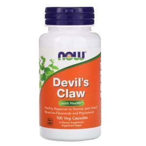 Коготь дьявола (Devil's Claw), Now Foods, 100 капсу