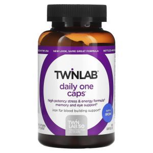 Мультивитамины с железом, Daily One Caps, Twinlab, 180 капсул