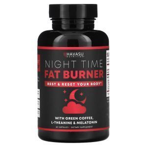 Жиросжигатель, Night Tim Fat Burner, Havasu Nutrition, 60 капсул