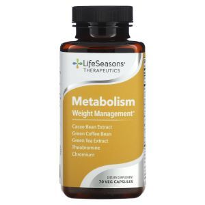Поддержка обмена веществ, Metabolism, LifeSeasons, 70 вегетарианских капсул