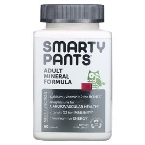 Комплекс минералов, Adult Mineral Formula, SmartyPants, ягодный микс, 60 жевательных конфет