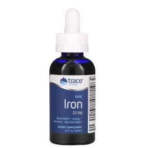 Ионное железо, Ionic Iron, Trace Minerals Research, 22 мг, 59 мл 