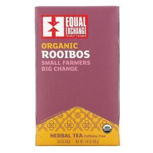 Травяной чай Ройбуш, Organic Rooibos, Equal Exchange, 20 чайных пакетиков (40 г)